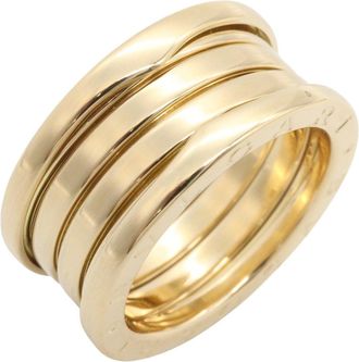 Bulgari Gold Yellow Gold (18K) Band Ring (Pre-Owned)