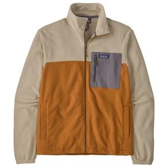 Patagonia Micro D Patch Pocket Jacket Fleecepullover f&uuml;r Herren | beige/braun