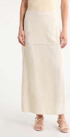 Parker Column Skirt in Fine Linen at Nordstrom Rack, Size X-Large