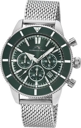 Porsamo Bleu Brandon Chronograph Quartz Green Dial Mens Watch 1011EBRS