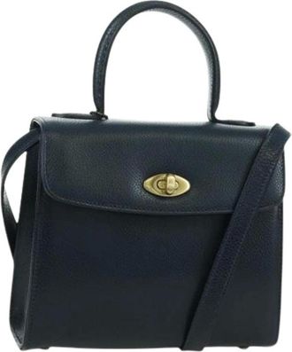 Coach Pre-owned Handbags, female, Blue, Size: ONE SIZE Pre-owned Hand Bag