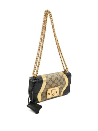 Gucci canvas shoulder bag - Black
