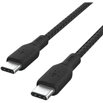 Belkin Braided Usb-c/usb-c Cable 100w 3m Black Cab014bt3mbk