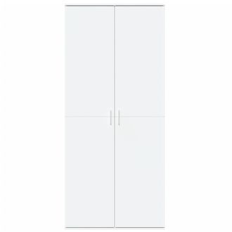 Berkfield Home Highboard White 80x35x180 cm Engineered Wood | Size: 80 x 35 x 180 cm