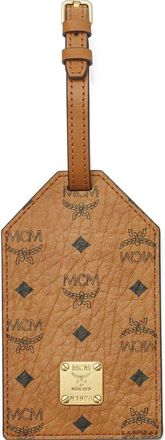 MCM Ottomar Luggage Tag in Visetos in Brown at Nordstrom