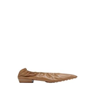 Bottega Veneta Leather Ballerina Shoes