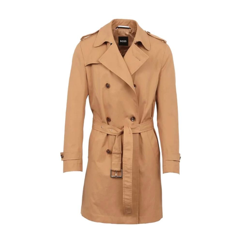 Trench-Coat Hugo Boss Blanc Cassé - Taille US 38R/IT 48R, Neuf Étiqueté