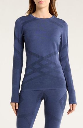 Smartwool Intraknit Thermal Merino Base Layer in Nightfall Blue-Deep Navy at Nordstrom, Size X-Large