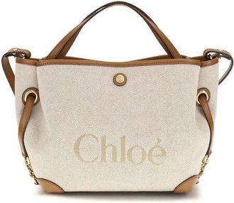 Chlo&eacute; Clover Shoulder Bag Beige
