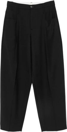 Tela Broeken, Dames, Zwart, M, Cropped Broeken