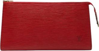 Louis Vuitton Pre-owned Clutches, female, Red, Size: ONE SIZE Pre-owned Pochette Pouch