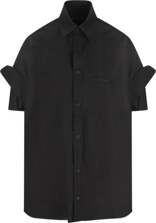 Balenciaga Dames, Blouses & Shirts, Zwart, Maat: XS
