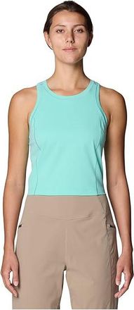 Mountain Hardwear Mountain Stretchtm Tanklette Womens Clothing Icy Teal : MD, Polyester