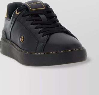 Balmain leather low-top sneakers