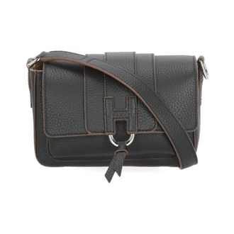 Hogan Tassen, Dames, Zwart, ONE Size, Leer, H01X Flap Bag