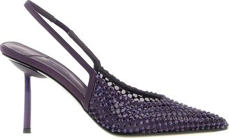 Le Silla Gilda Slingbacks - Dames - Pumps - Paars - 37 EU - Satijn - Schoenen