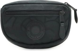 Burberry Pre-owned Belt Bags, male, Black, Size: ONE SIZE Pre-owned TB Monogram Nylon Canvas Waist Bag