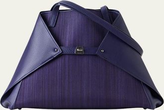 Akris Ai Medium Horsehair Tote Bag