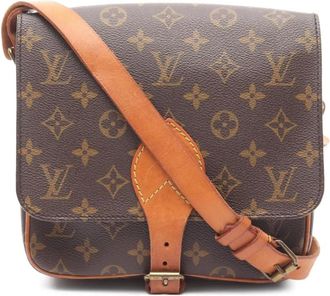 Louis Vuitton Borsa a spalla Cartesier MM 1988 - Marrone