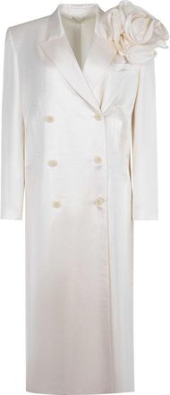 Magda Butrym Madra Butrym Coat Made Of Linen Blend