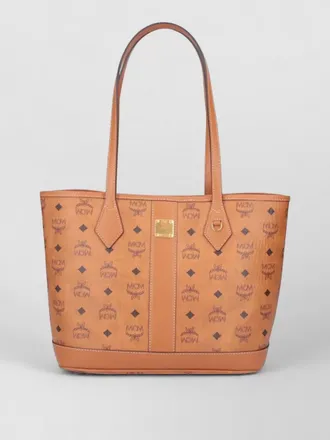 MCM large shoulder shopper bag dual handles