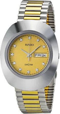 Rado The Original Quartz Gold Dial Mens Watch R12391633