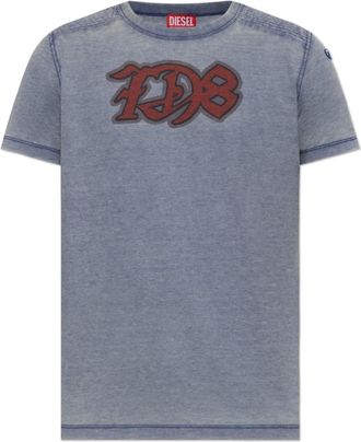 Diesel Hombre, Camisetas, Azul, Talla: 3XL
