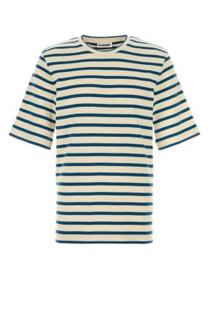 Jil Sander Embroidered Cotton T Shirt