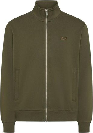 Sun 68 Track Zip Basic - Sweatshirts & Hoodies - Hombre - Verde - 2XL