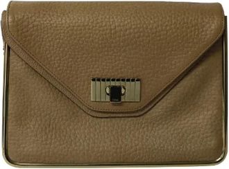 Chlo&eacute; Pre-owned Sally Shoulder Bag - Dames - Vintage Schoudertas - Bruin - ONE Size - Leer - Vintage