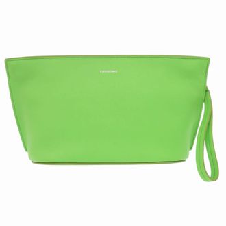 Ferragamo Leather Clutch Bag (Pre-Owned)