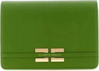 Elisabetta Franchi Crossbody Bag - Dames - Schoudertassen - Groen - ONE Size - Katoen - Tassen