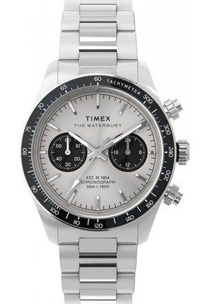 Timex TW2Y19200 Mens Waterbury Heritage Watch - Silver