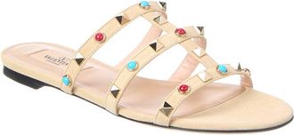 Valentino Rockstud Leather Sandal