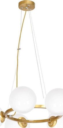 Milagro Lampadario Milagro Vienna 5xe14 Oro/bianco Mlp5577
