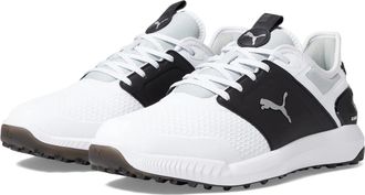 Puma Mens Puma Ignite Elevate 376077-06 Sneakers White Spikeless Golf Shoes TF8216