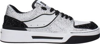 Dolce & Gabbana White Leather Low Top Womens Sneakers