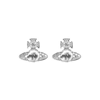 Vivienne Westwood Ondina Oorbellen - Dames - Oorbellen - Grijs - ONE Size - Accessoires