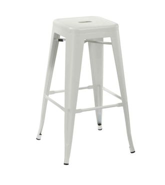 Home Heavenly Pack 4 taburetes met&aacute;licos color blanco