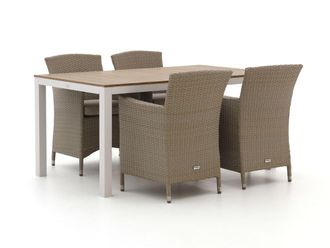 Forza Furniture + 15% kassakorting | Forza Cecita/Fidenza 160cm dining tuinset 5-delig