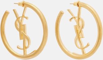 Saint Laurent Cassandre hoop earrings