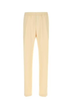 Dries Van Noten Light Yellow Jersey Pennams Pant