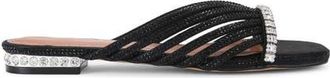 Kurt Geiger Crystal Slide Sandal in Black at Nordstrom, Size 6.5Us