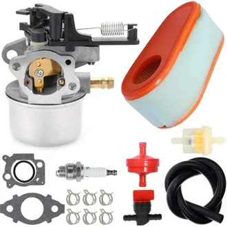 OEM Carburador - Para Motores Briggs Stratton 11p02 A 124s77 - Eje Vertical Ohv - Con Filtro De Aire - Unidad