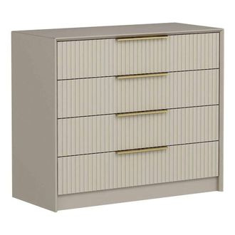 Dmora C&oacute;moda Nepartak, 7 Cajones, Apertura Y Cierre Deslizante, 100x45x85h Cm, Gris Cemento