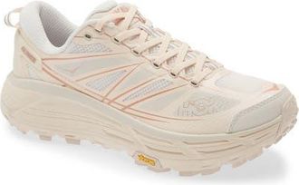 Hoka One One Gender Inclusive Mafate Speed 2 Sneaker in Beech Wood /Stucco at Nordstrom, Size 10.5 Womens