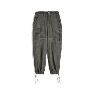 Freddy Pantaloni cargo in canvas tinto capo cold dyed