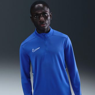 Nike Mens Academy Dri-FIT Soccer Drill Top in Blue | HJ3783-480