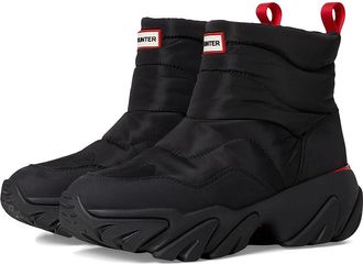 Hunter Debra Womens Boots Black Leather : 10 M, Synthetic