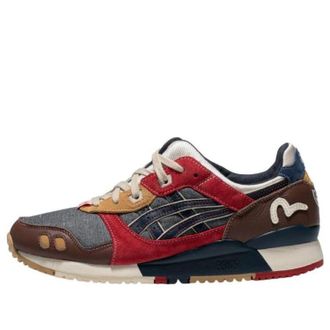 Asics Gel-Lyte 3 x EVISU Red Grey Brown 1203A301-501